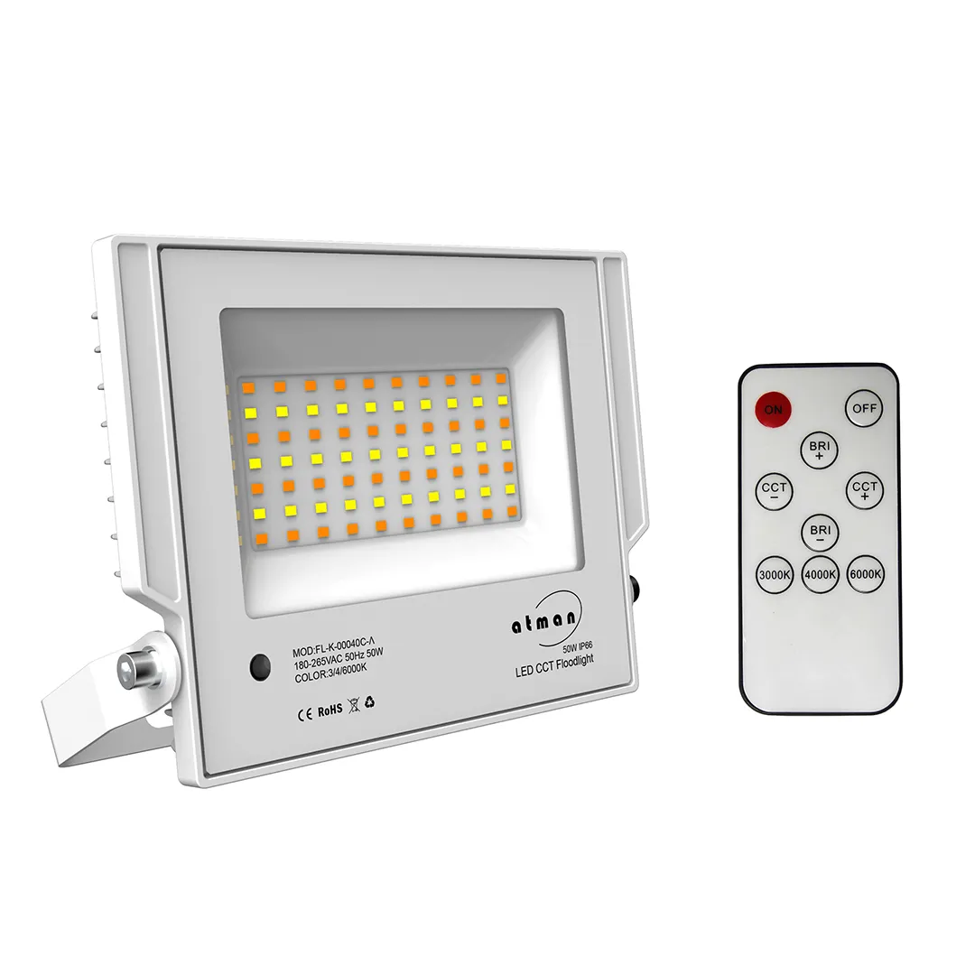 ΠΡΟΒΟΛΕΑΣ LED  SMD 50W CCT  4 ΣΕ 1